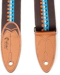 Kytarový pás RightOnStraps Surf Kytarový pás Waimea Brown - 1