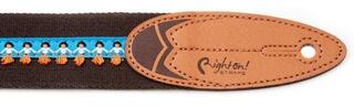 Kytarový pás RightOnStraps Surf Kytarový pás Waimea Brown - 2
