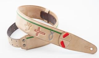 Kytarový pás RightOnStraps Miracle Kytarový pás Beige - 1