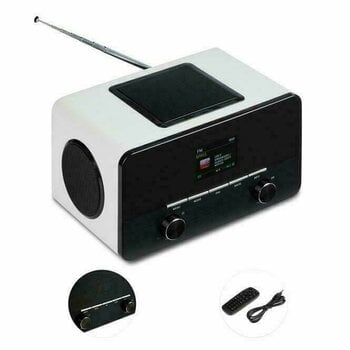 Επιτραπέζια Συσκευή Αναπαραγωγής Μουσικής Auna Connect 150 WH Λευκό - 5