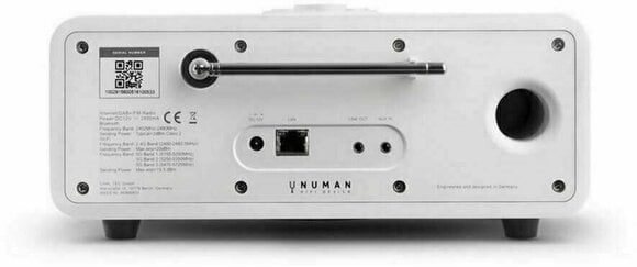 Επιτραπέζια Συσκευή Αναπαραγωγής Μουσικής Numan One White - 2