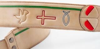 Kytarový pás RightOnStraps Miracle Kytarový pás Beige - 5