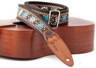 Kytarový pás RightOnStraps Surf Kytarový pás Wind Brown - 5