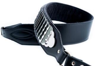 Kytarový pás RightOnStraps Legend JL Python Kytarový pás Black - 4