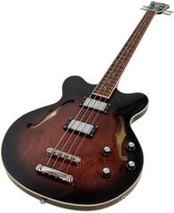 Elektrická baskytara Höfner HCT-500/8-DC Verythin Bass Long Scale Transparent Dark Cherry Burst Elektrická baskytara - 1