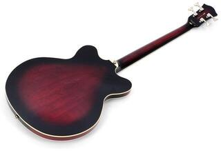 Elektrická baskytara Höfner HCT-500/8-DC Verythin Bass Long Scale Transparent Dark Cherry Burst Elektrická baskytara - 3