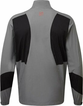 Kurtka wodoodporna Footjoy HydroLite X Mens Jacket Charcoal/Black/Red M - 2
