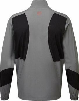 Jachetă impermeabilă Footjoy HydroLite X Mens Jacket Cărbune/Negru/Roșu L - 2