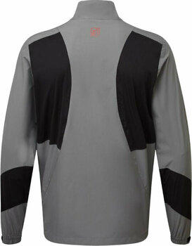 Chaqueta impermeable Footjoy HydroLite X Charcoal/Black/Red 2XL Chaqueta impermeable - 2