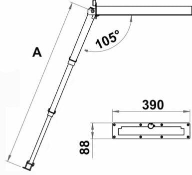 Boat Ladder, Boat Gangway Osculati 4-Step Foldaway Ladder - 4