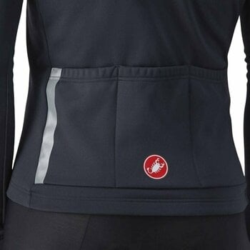Maillot de ciclismo Castelli Entrata Thermal Jersey Jersey Light Black XL - 5