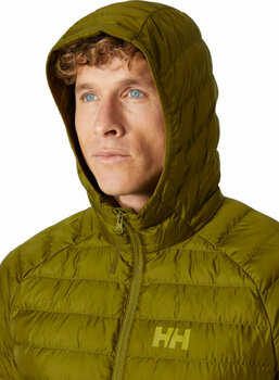 Casaco de exterior Helly Hansen Men's Banff Hooded Insulator Bright Moss L Casaco de exterior - 5