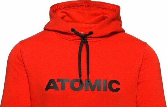 Ski T-shirt /hættetrøje Atomic RS Hoodie Red/Maroon 2XL Hættetrøje - 2