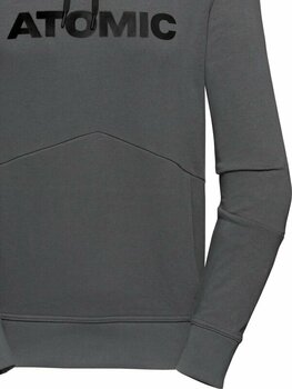 T-shirt/casaco com capuz para esqui Atomic RS Hoodie Grey 2XL Camisola com capuz - 3