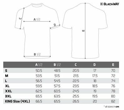 Tee Shirt Delphin Tee Shirt BlackWAY - 4XL+ - 4