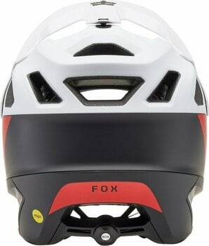 Casque de vélo FOX Dropframe Pro Helmet Black/White S Casque de vélo - 4