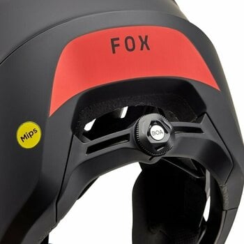 Bike Helmet FOX Dropframe Pro Helmet Black/White S Bike Helmet - 7