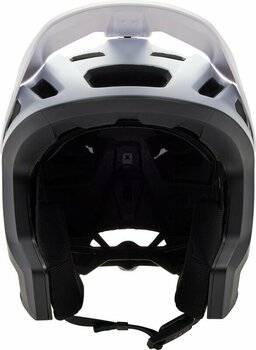 Casque de vélo FOX Dropframe Pro Helmet Black/White L Casque de vélo - 3