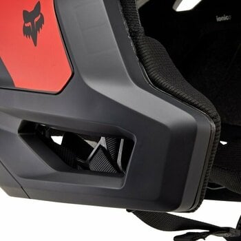 Kolesarska čelada FOX Dropframe Pro Helmet Black/White L Kolesarska čelada - 10