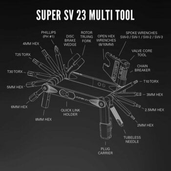 Multitool Lezyne Super SV Silver 23 Multitool - 7