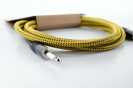 Câble pour instrument Cordial EI 1,5 PP-TWEED-YE Jaune 1,5 m Droit - Droit - 3