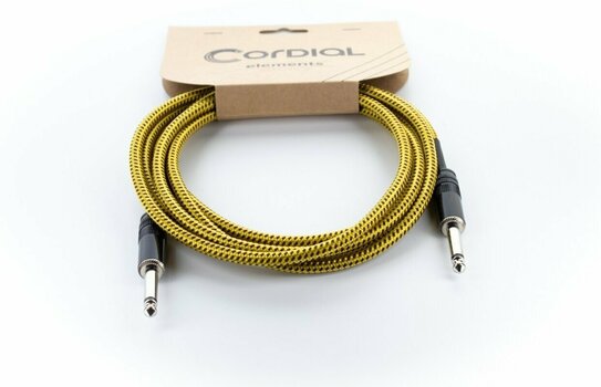 Instrument kabel Cordial EI 1,5 PP-TWEED-YE Gul 1,5 m Lige - Lige - 6