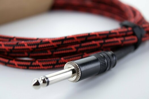 Cable de instrumento Cordial EI 3 PP-TWEED-RD Rojo 3 m Recto - Recto Cable de instrumento - 4