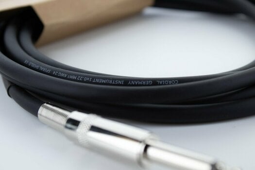 Instrument Cable Cordial EI 3 PR Black 3 m Straight - Angled - 4