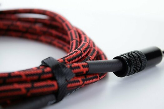 Instrumentenkabel Cordial EI 3 PR-TWEED-RD 3 m Gerade Klinke - Winkelklinke Instrumentenkabel - 2