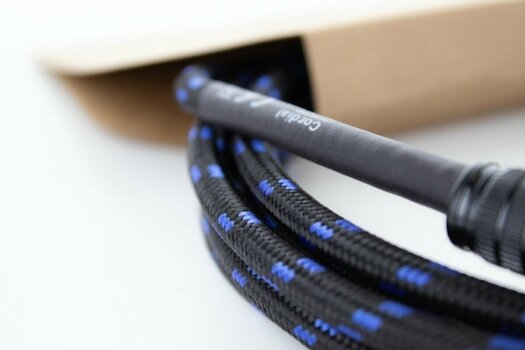 Nástrojový kabel Cordial EI 5 PR-TWEED-BL Modrá 5 m Rovný - Lomený - 4