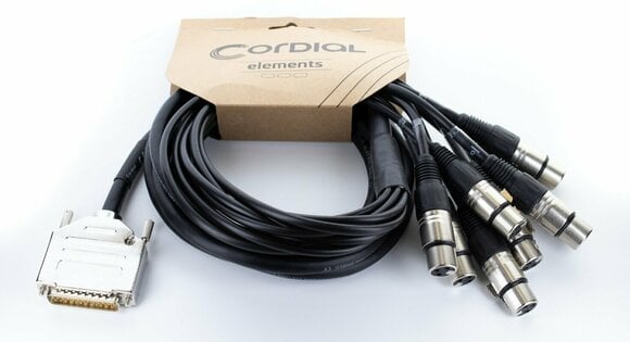 Cablu complet multicolor Cordial EFD 5 DFT 5 m - 5