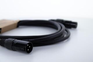 Kabel mikrofonowy Cordial EM 1,5 FM Czarny - 1
