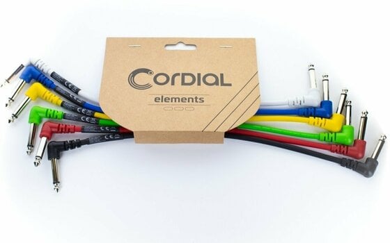 Adapter/Patch-kabel Cordial EI Pack 1 Multi 15 cm Vinklet - Vinklet - 4