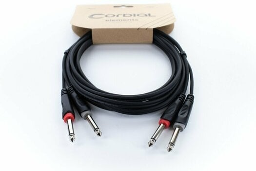 Audio kabel Cordial EU 1 PP 1 m Audio kabel - 2