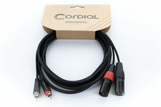 Audió kábel Cordial EU 3 MC 3 m Audió kábel - 2