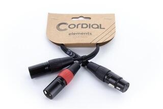 Audio kabel Cordial EY 0,3 FMM 0,3 m Audio kabel - 1