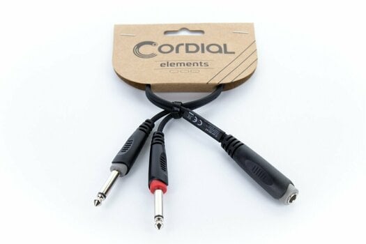 Audio Cable Cordial EY 0,3 KPP 0,3 m Audio Cable - 2