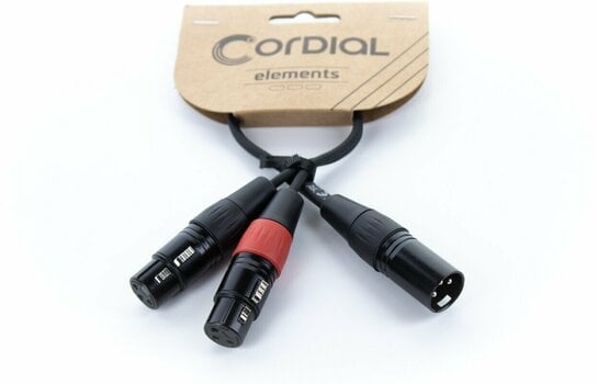 Audio Cable Cordial EY 0,3 MFF 0,3 m Audio Cable - 2