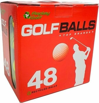Použité golfové míče Replay Golf Mix Brands Lake Balls Yellow 48 Pack - 4