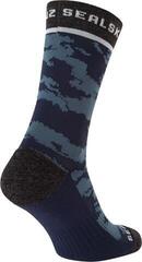 Șosete ciclism Sealskinz Reepham Mid Length Jacquard Active Sock Navy/Grey/Cream S/M Șosete ciclism - 1