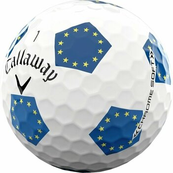 Piłka golfowa Callaway Chrome Soft 2022 Truvis Europe Team - 2
