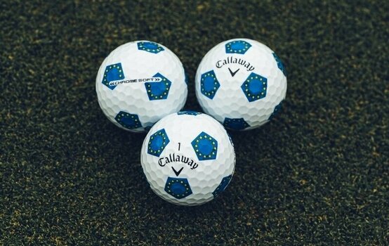 Нова топка за голф Callaway Chrome Soft 2022 Truvis Europe Team - 5