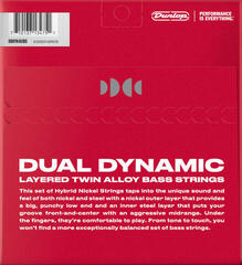 Bassguitar strings Dunlop DBHYN45105 String Lab Hybrid Nickel Bassguitar strings - 1