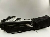 Bennington Dojo 14 Water Resistant Black/Grey Borsa da golf Cart Bag