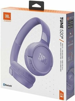 On-ear draadloze koptelefoon JBL Tune 520 BT Purple - 10