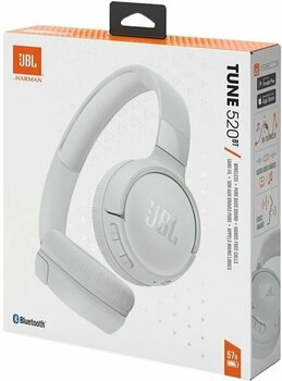 Wireless On-ear headphones JBL Tune 520 BT White - 10