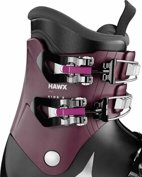 Chaussures de ski alpin Atomic Hawx Kids 3 Black/Violet/Pink 21/21,5 Chaussures de ski alpin - 4
