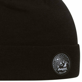 Zimowa czapka Bergans Fine Knit V2 Beanie Black UNI Zimowa czapka - 2