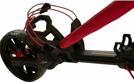 Handmatige golftrolley BagBoy Nitron Red/Black Handmatige golftrolley - 3