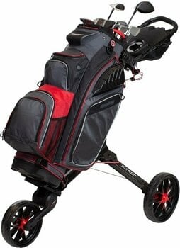 Manuální golfové vozíky BagBoy Nitron Red/Black Manuální golfové vozíky - 5